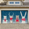 Christmas Critters Garage Door Covers F584