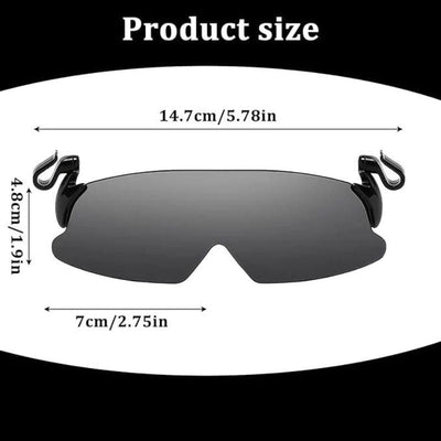 Polarized Clip Cap Sunglasses