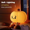 Pumpkin Silicone Pat Lamp - Relaxing Light, Sleep Timer, Soft Touch, Three Brightness Levels