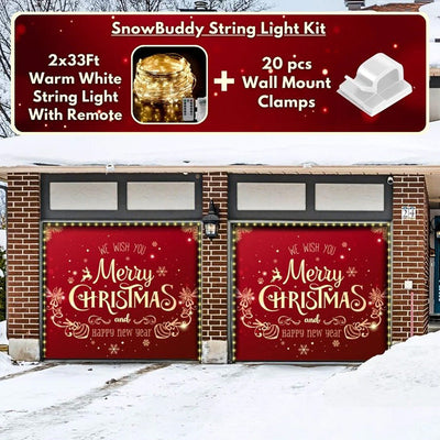 Merry Christmas Garage Door Covers CC002