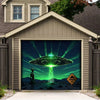 Alien Abduction Halloween Garage Door Covers HC011