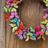 Beautiful Butterflies Wreath For Spring Door Decor